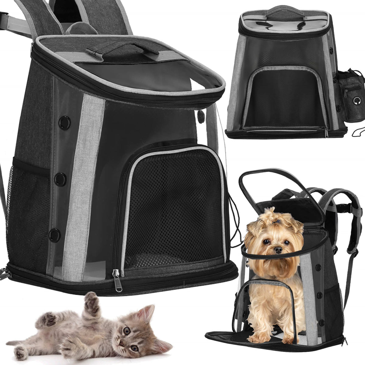 PET TRANSPORTER CAT RABBIT BACKPACK PLAYPEN BOX M STRONG BAG