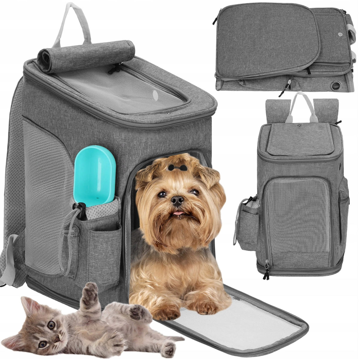 PET TRANSPORTER CAT RABBIT BACKPACK PLAYPEN BOX S/M STRONG BAG