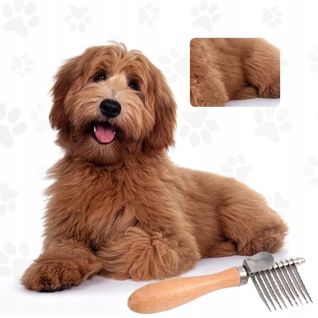 PET UNDERCOAT CARE BRUSH, DOG AND CAT TRIMMER Packaging status original