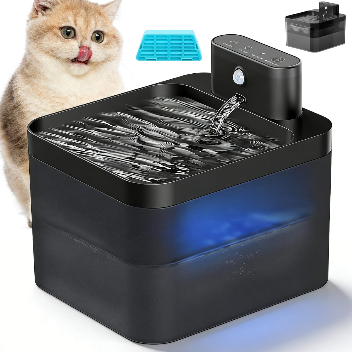 PET WATER FOUNTAIN WIRELESS BATTERY 2600MAH FOR CAT HOUSE
