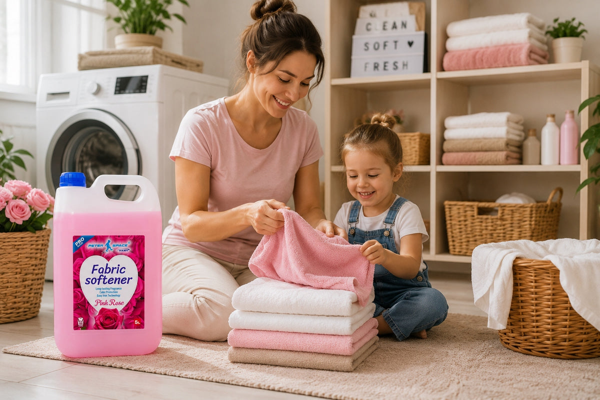 PETER SPACE FABRIC SOFTENER PINK ROSE 10L multipack Brand Peter Space