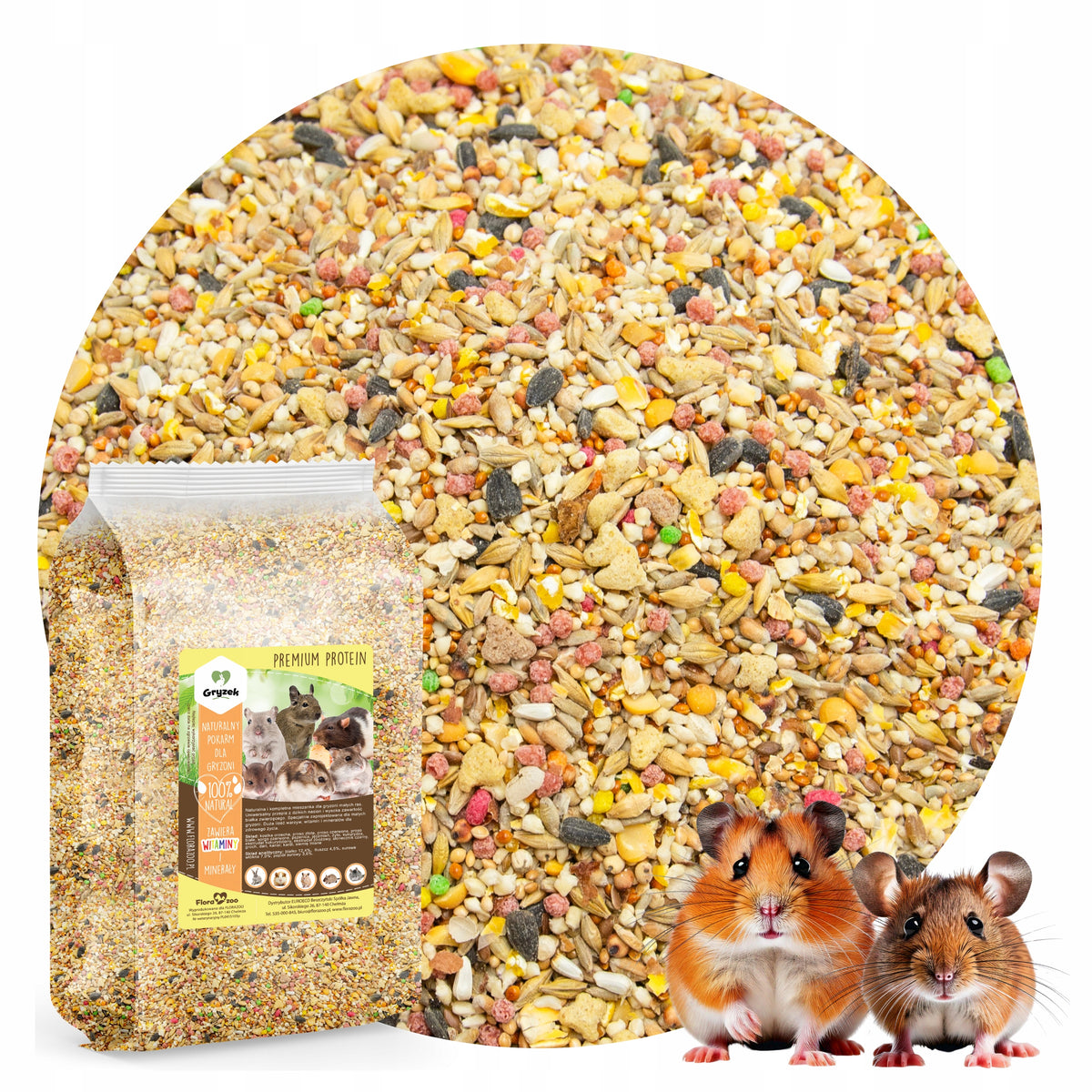 PETITE FOOD NATURAL FOOD FOR SMALL RODENT HAMSTER MOUSE RAT
