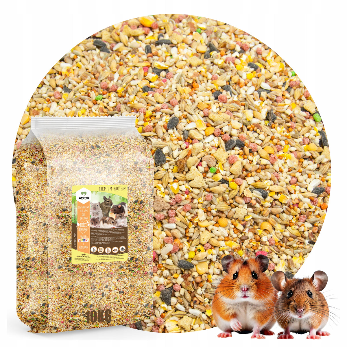 PETITE FOOD NATURAL FOOD FOR SMALL RODENT HAMSTER MOUSE RAT
