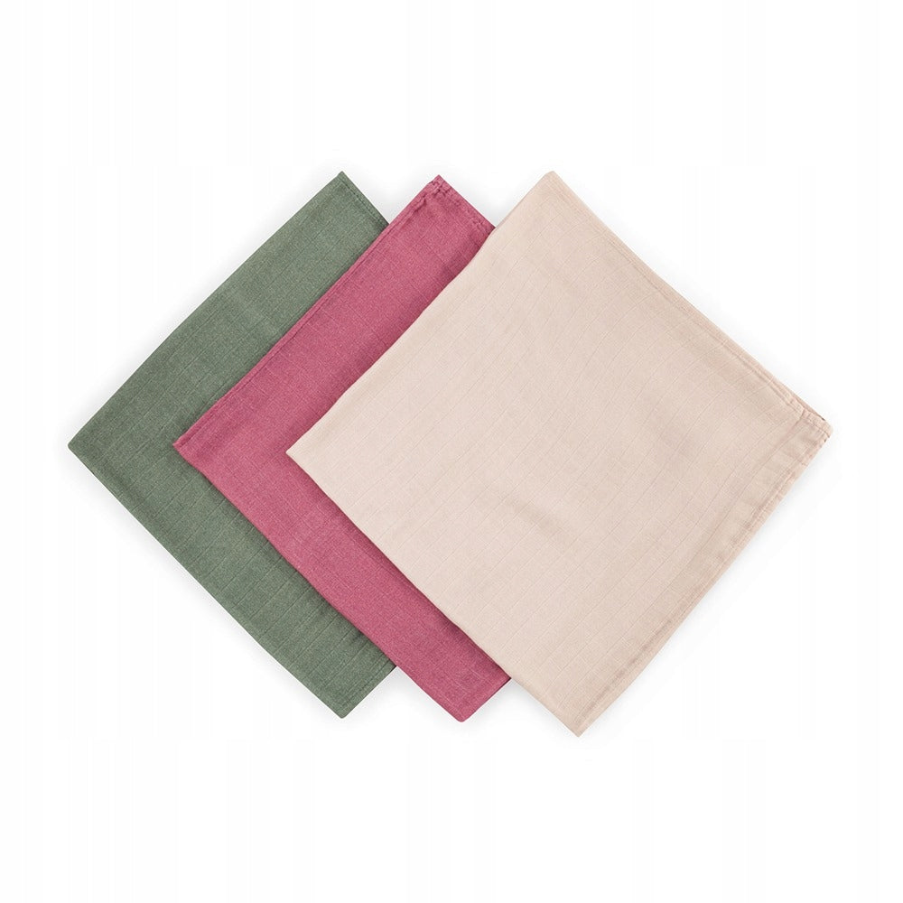 PETITE&MARS Bamboo muslin diaper 3 pcs Moussy Botanic Tones Kind bamboo