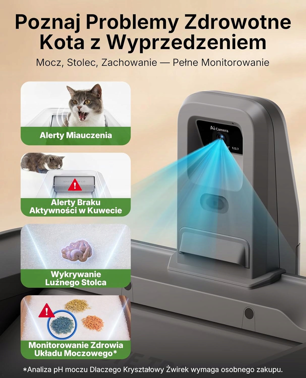 PETKIT Purobot Crystal Duo Self-Cleaning Cuvette with AI Camera Model P9905