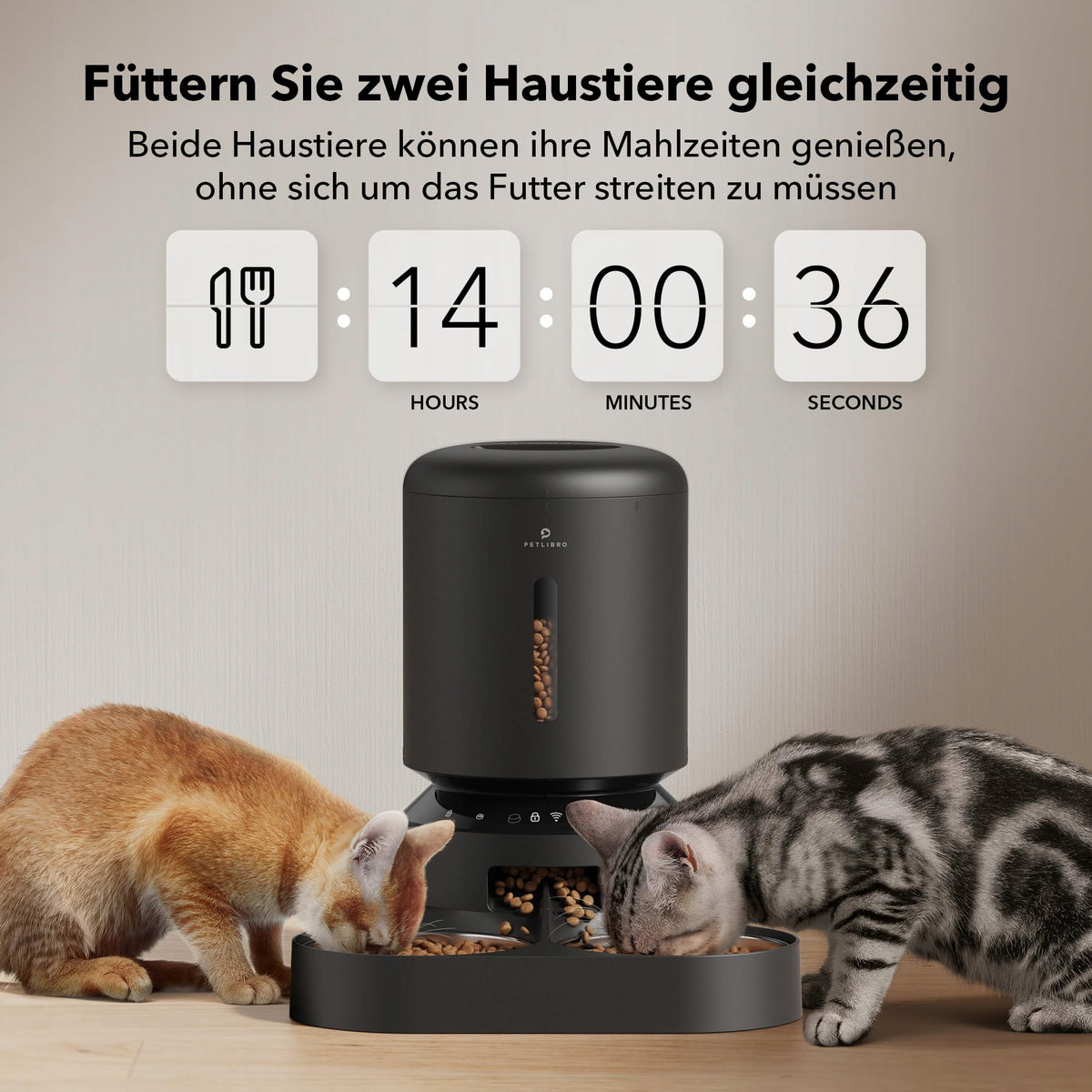 PETLIBRO 5G WiFi Automatic Cat and Dog Feeder with 5L App Packaging status original