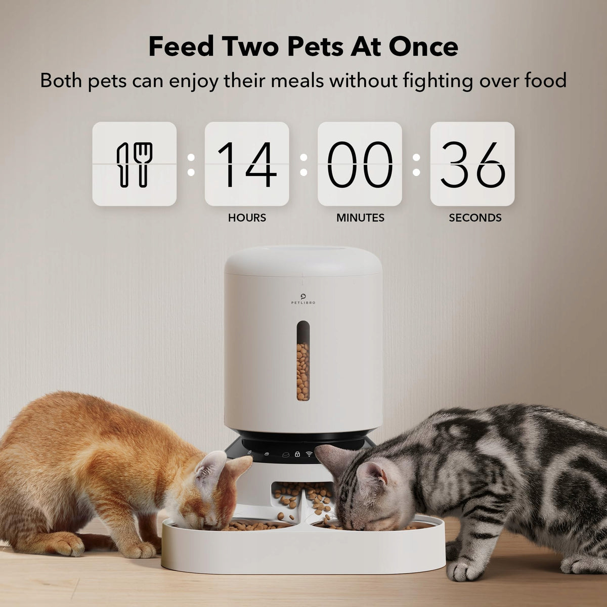 PETLIBRO 5L Automatic Cat and Dog Food Feeder with Application Packaging status original