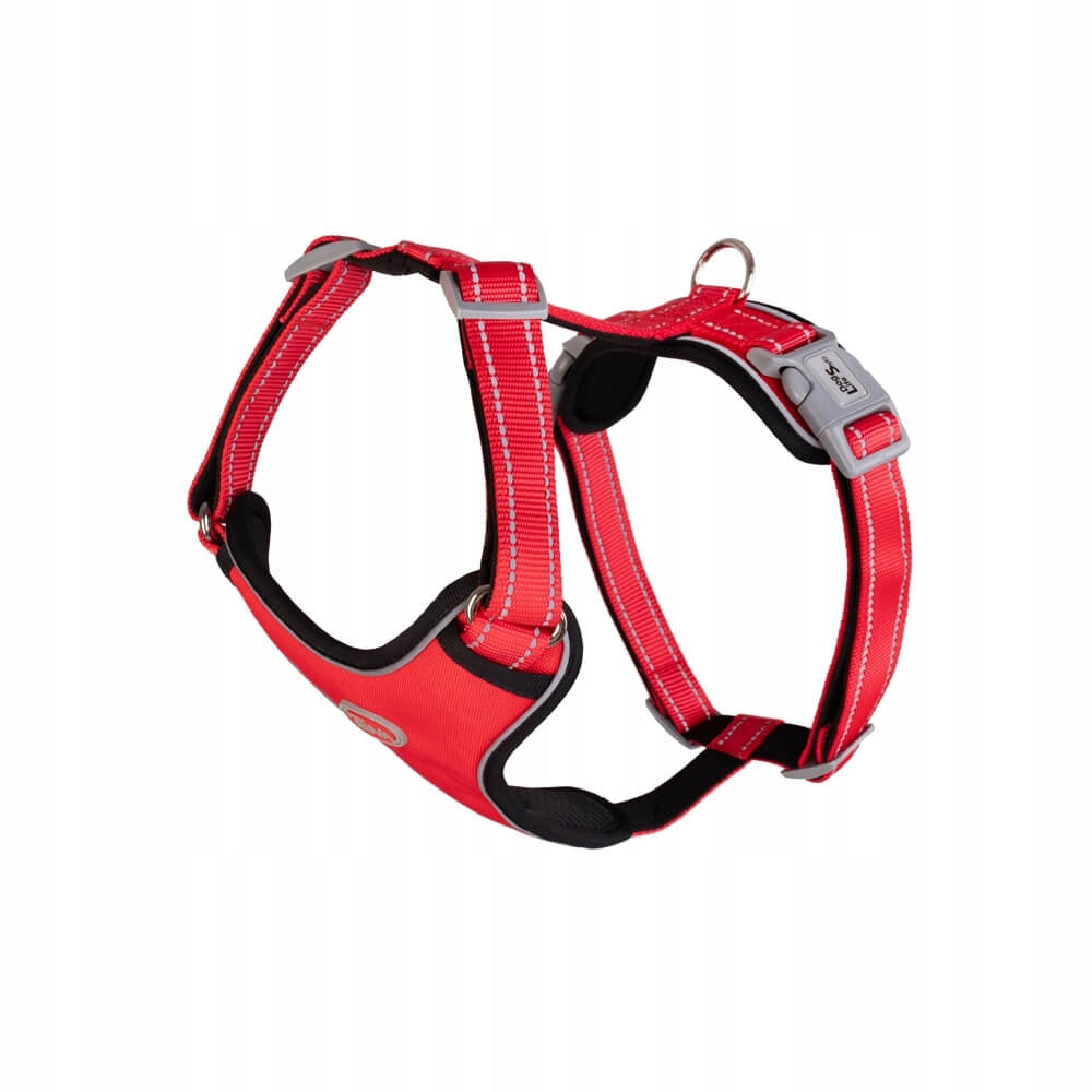 PETNOVA DOG HARNESS NEO Y-SHAPE PRESSURE-FREE RED COMFORTABLE SIZE L