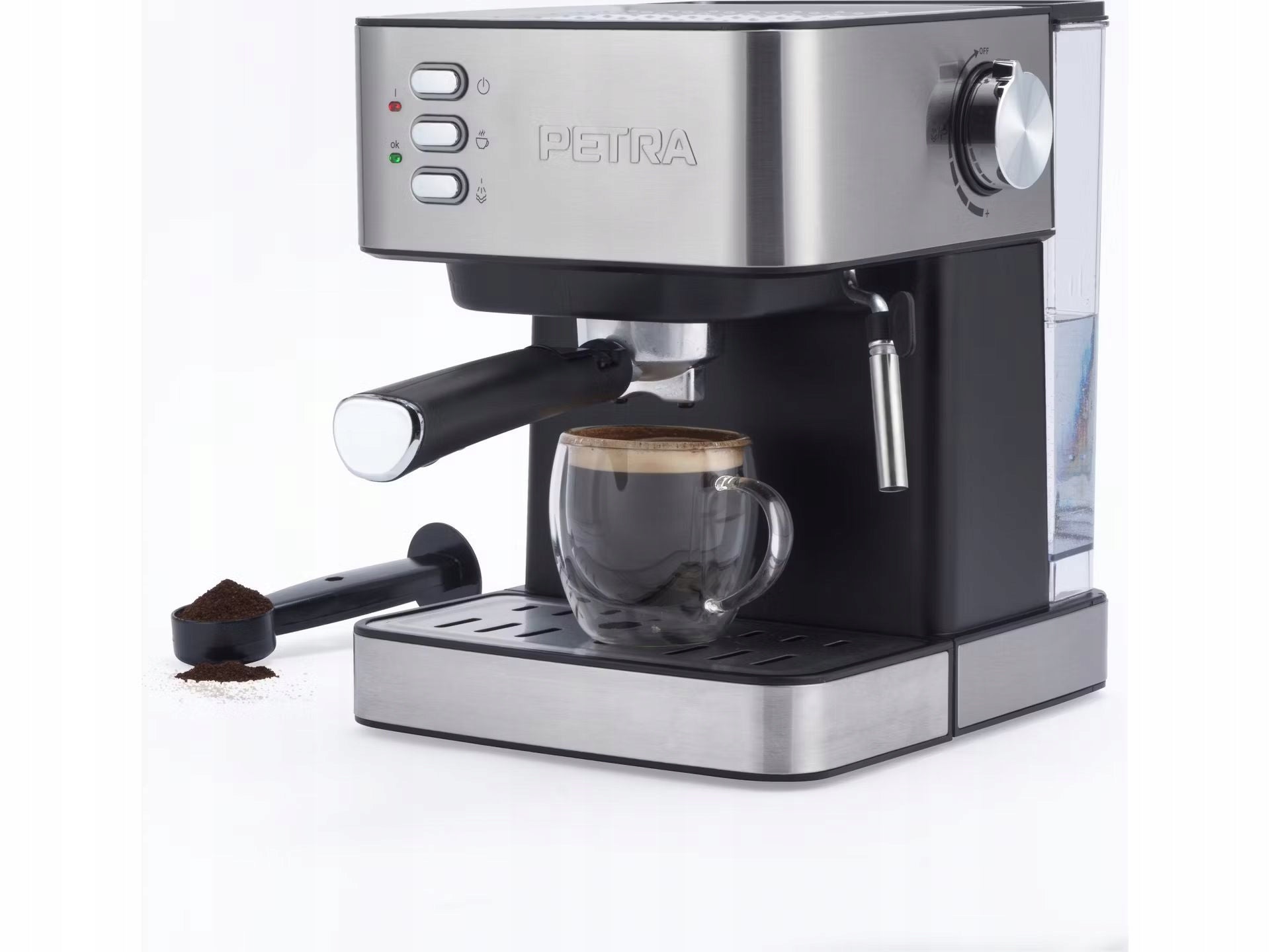 PETRA Stainless Steel Latte Cappuccino Coffee Maker