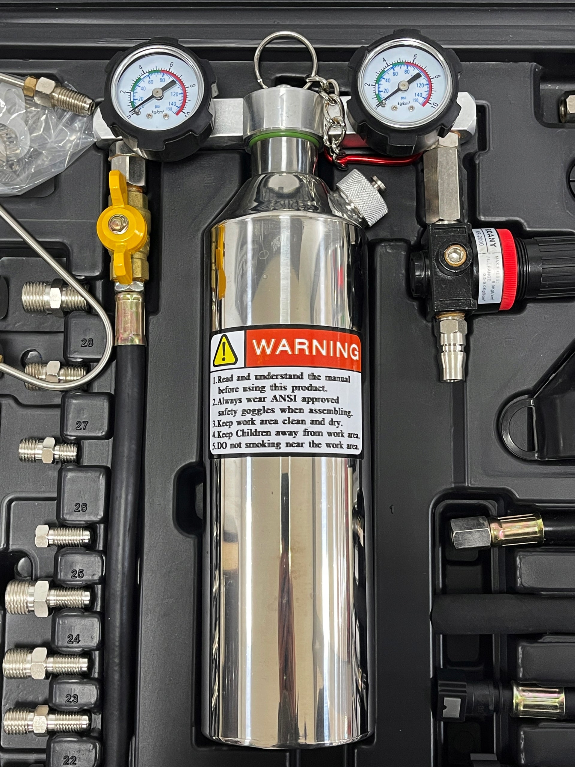 PETROL AND DIESEL INJECTOR FUEL SYSTEM CLEANING KIT Manufacturer code GI20113