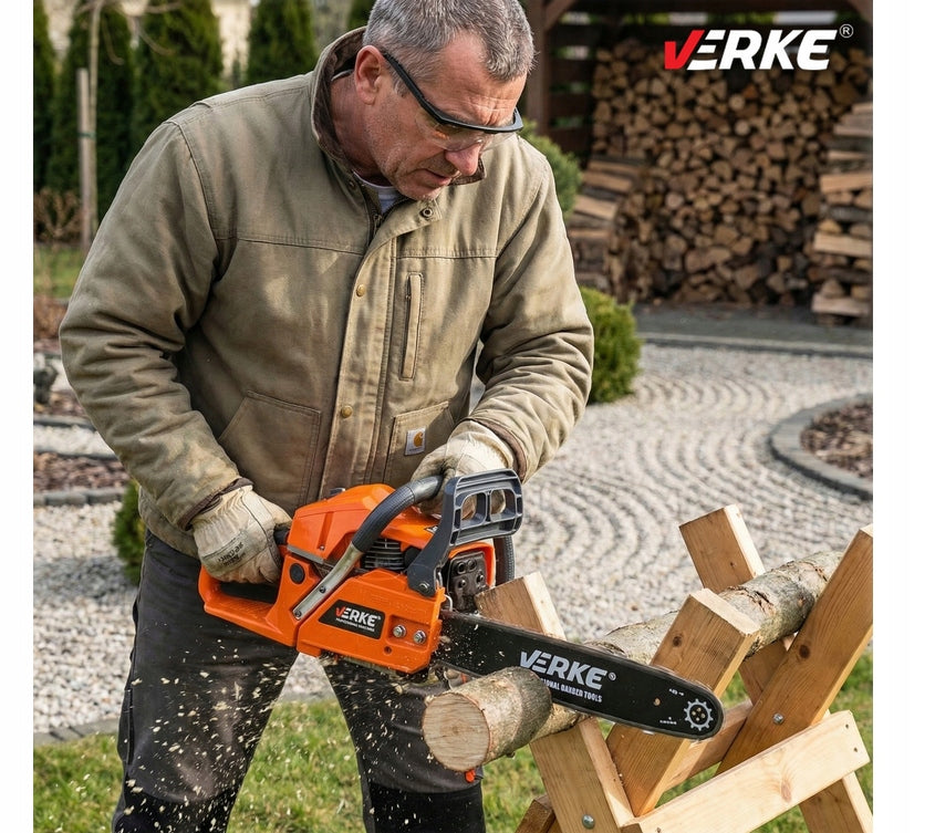 PETROL CHAINSAW 3KM FOR WOOD OIL STIHL STRONG SET Chain manufacturer Verke