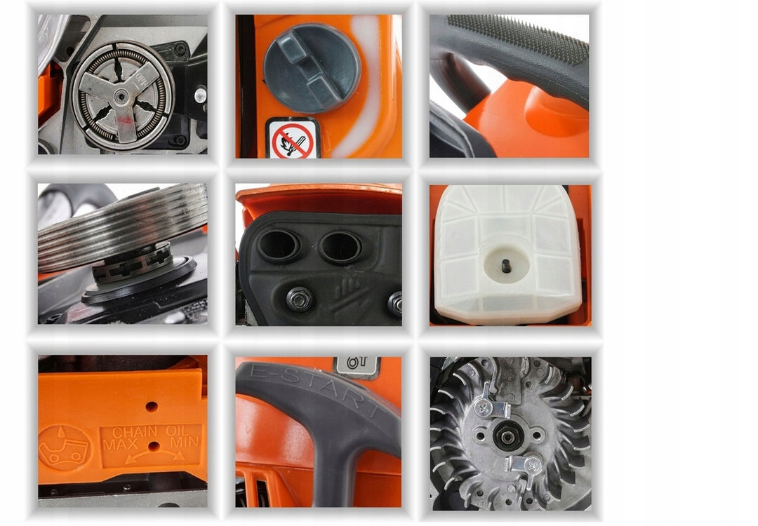 PETROL CHAINSAW 3KM FOR WOOD OIL STIHL STRONG SET Guide manufacturer Verke
