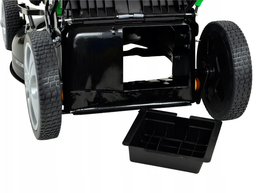 PETROL MOWER NAC DRIVE 46 CM START ELECTRIC GRINDING SIDE ERUPTION Mowing width 46 cm