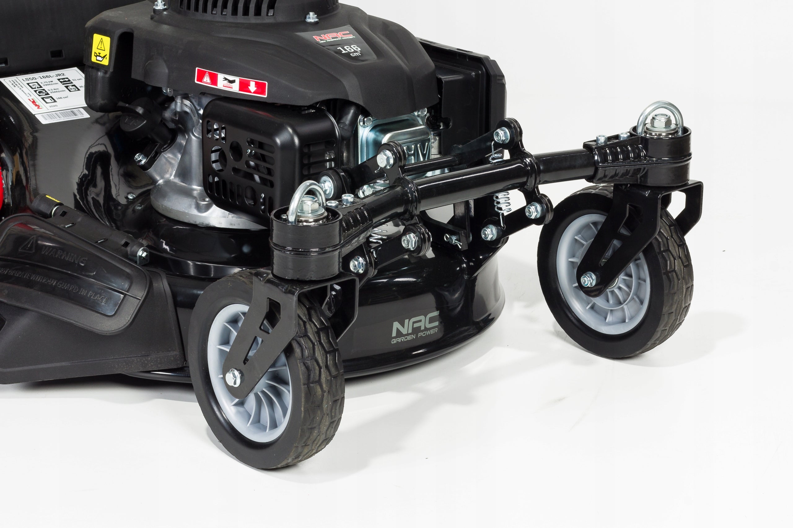 PETROL MOWER NAC LS50-166L-JR2 SWIVEL WHEELS Mowing width 50 cm