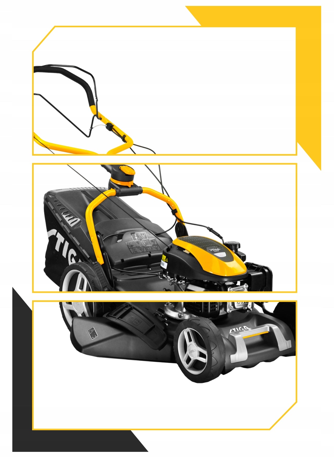 PETROL MOWER STIGA COMBI 748 S 2,20 KW BASKET 60 L WHEEL DRIVE Engine displacement 139 cm³
