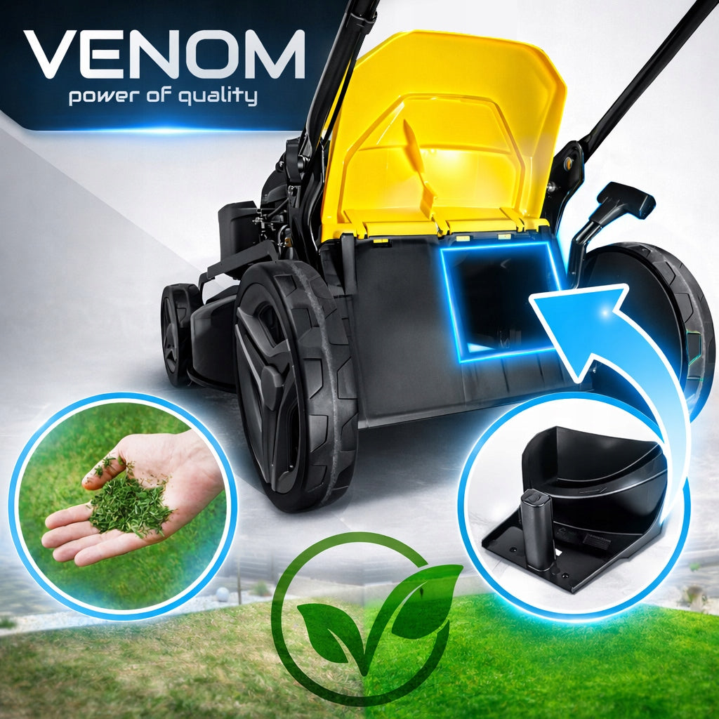 PETROL MOWER VENOM WITH DRIVE 51CM ENGINE STIGA 166CC HIGH GRASS PRO Mowing width 51 cm