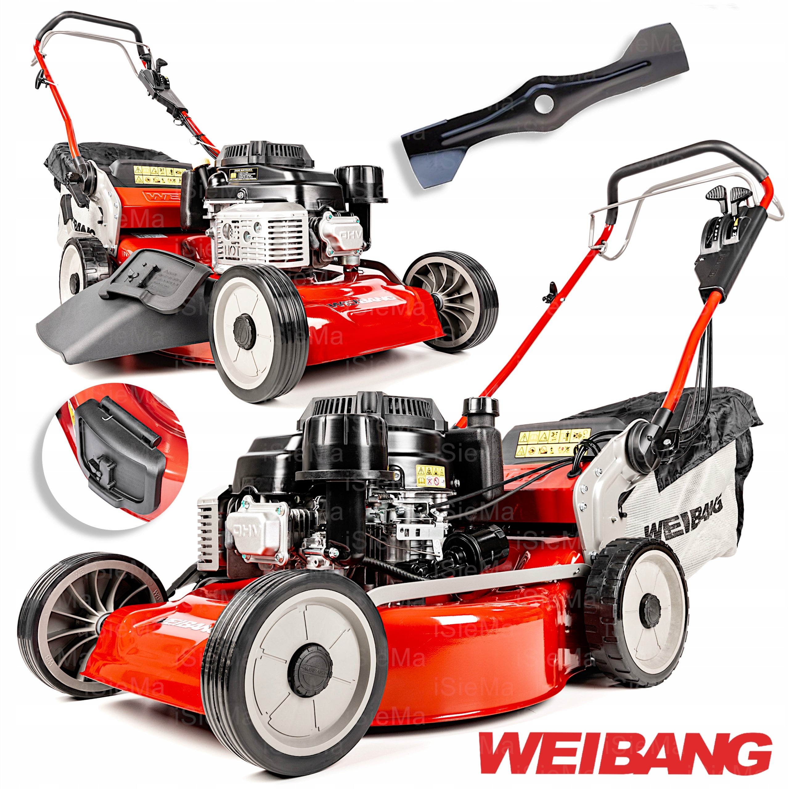 PETROL MOWER WEIBANG POWERFUL WB536SK V 3IN1 ENGINE KAWASAKI