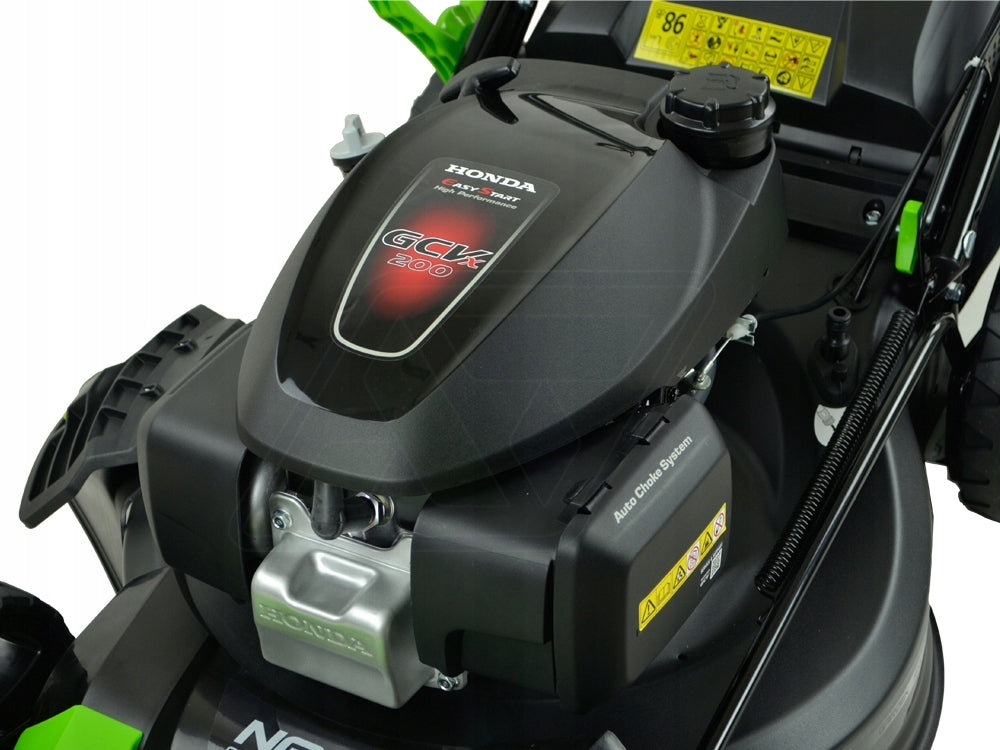PETROL MOWER WITH NAC DRIVE ENGINE HONDA SIDE EJECTION GRINDING 53 CM Model 40073