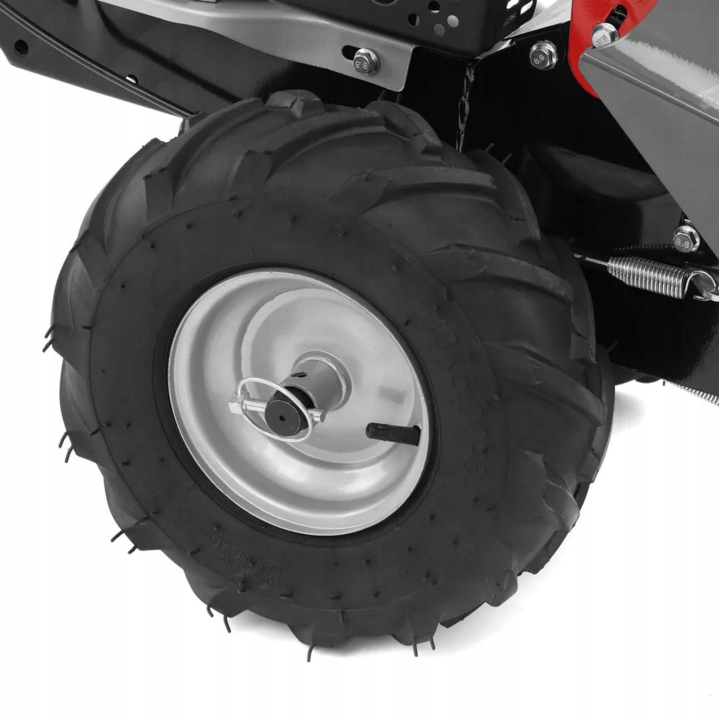 PETROL SLATTED MOWER HECHT 587 DRIVE CUTTING BAR LONCIN ADJUSTMENT Internal combustion engine power 4.9 KM