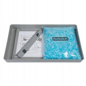 PETSAFE - SCOOPFREE REUSABLE TRAY WITH CRYSTAL CAT LITTER 1.9KG