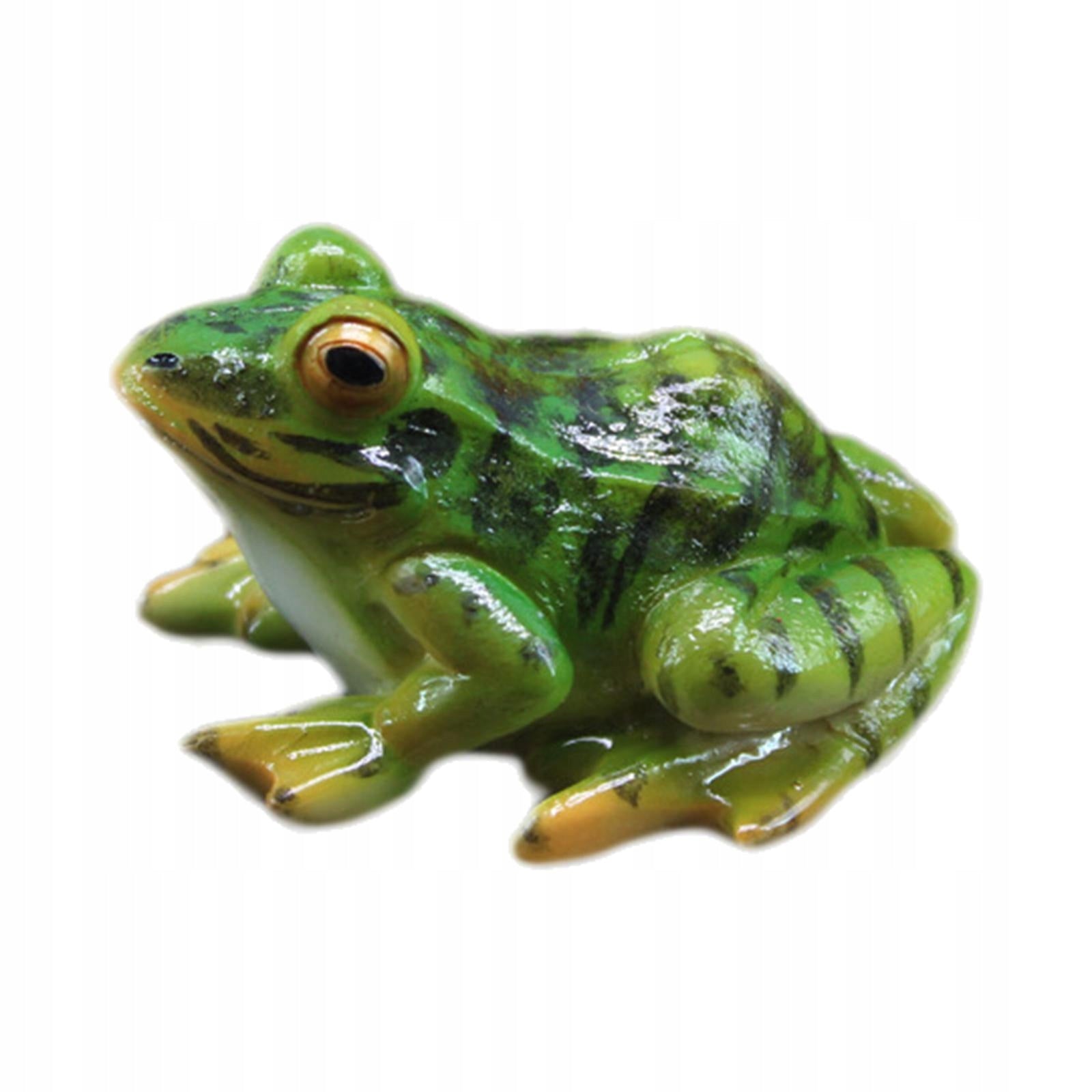 PETSOLA Garden Ornaments Animals Simulation Frog Decor for Home Outdoor