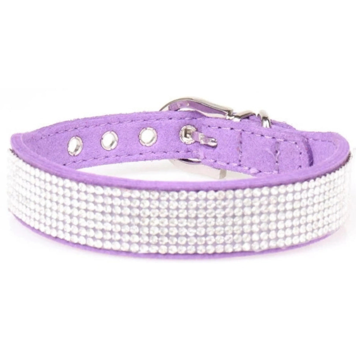 PETSTORY Elegant Adjustable Dog/Cat Collar with Zircons