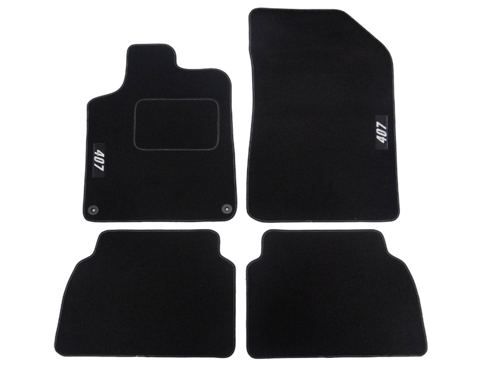 PEUGEOT 407 2004-... VELOUR RUGS 8mm