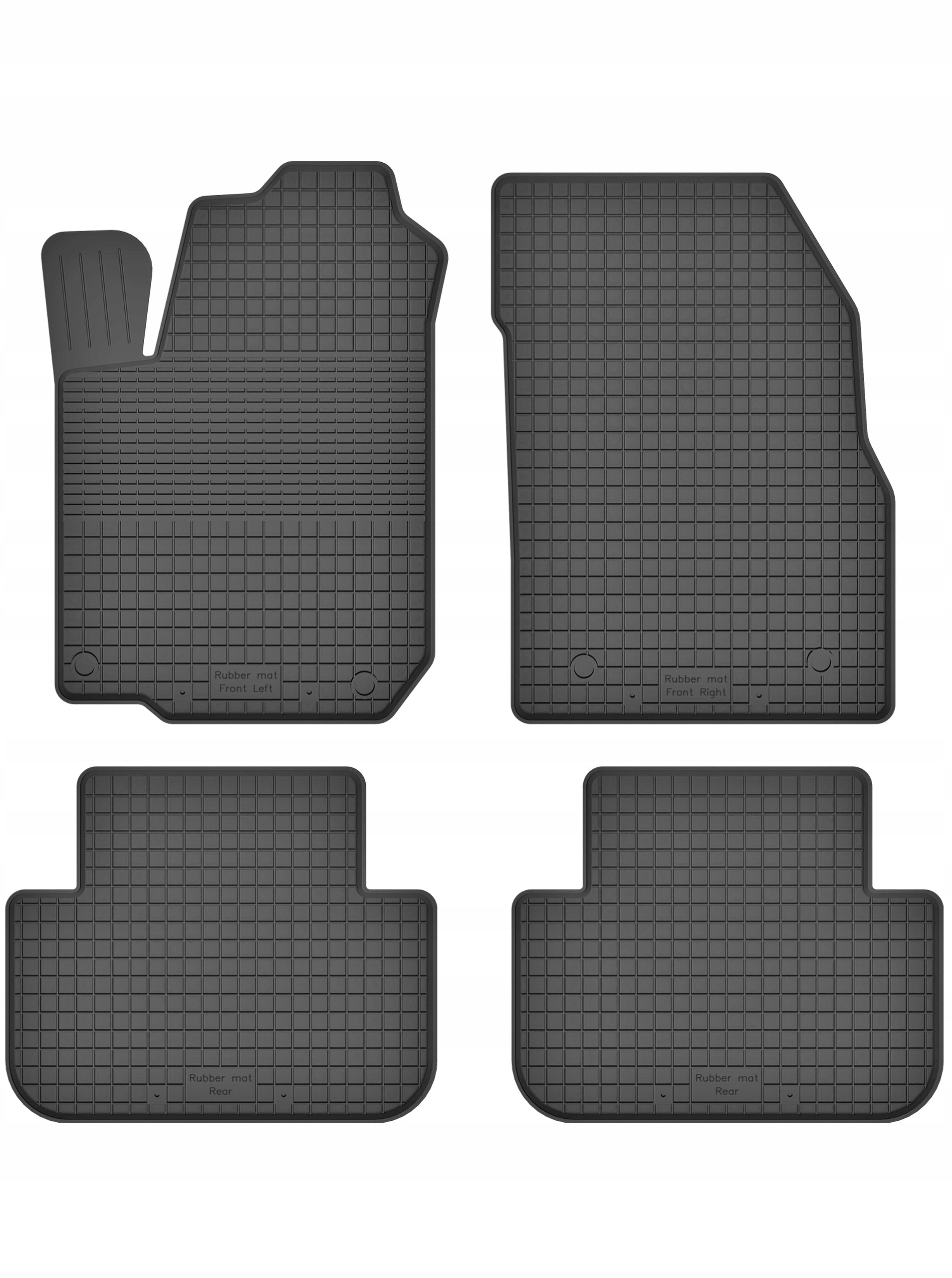 PEUGEOT 5008 AND RUBBER TROUGH MATS FITTED TO THE CAR
