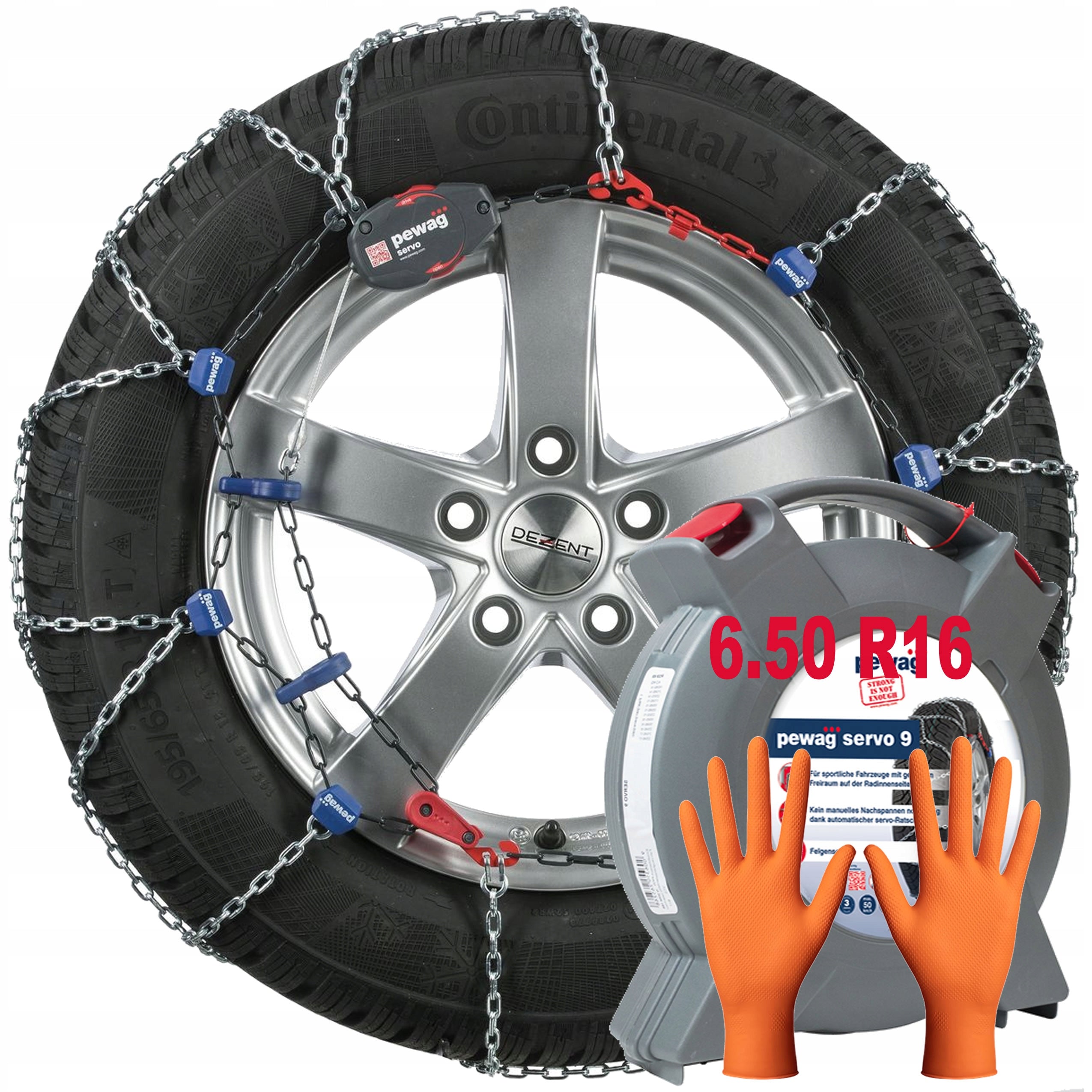 Sniego grandinės Pewag RS9 76 Servo 9, 2 vnt., 94797