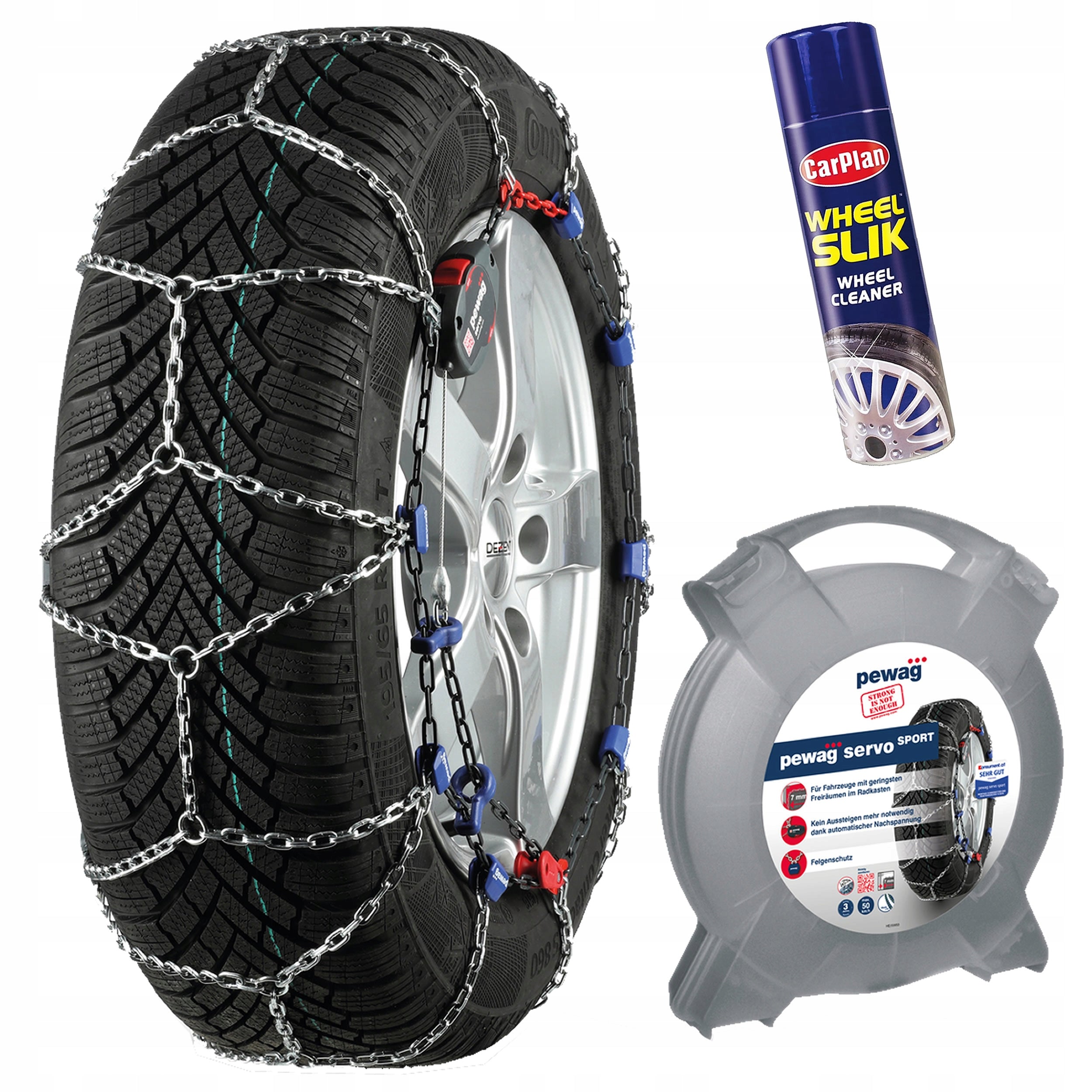 Ratų grandinės Pewag RSS 77 Servo Sport, 2 vnt.