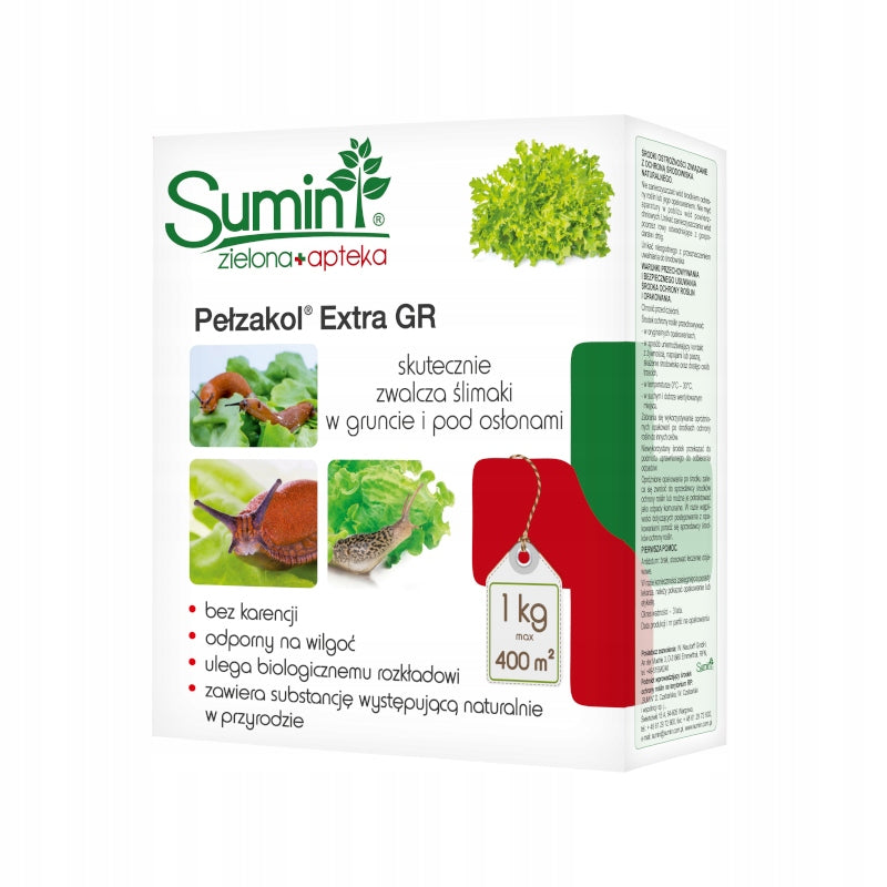 PEŁZAKOL EXTRA GR SUMIN FIGHTS SNAILS snail agent 1 KG