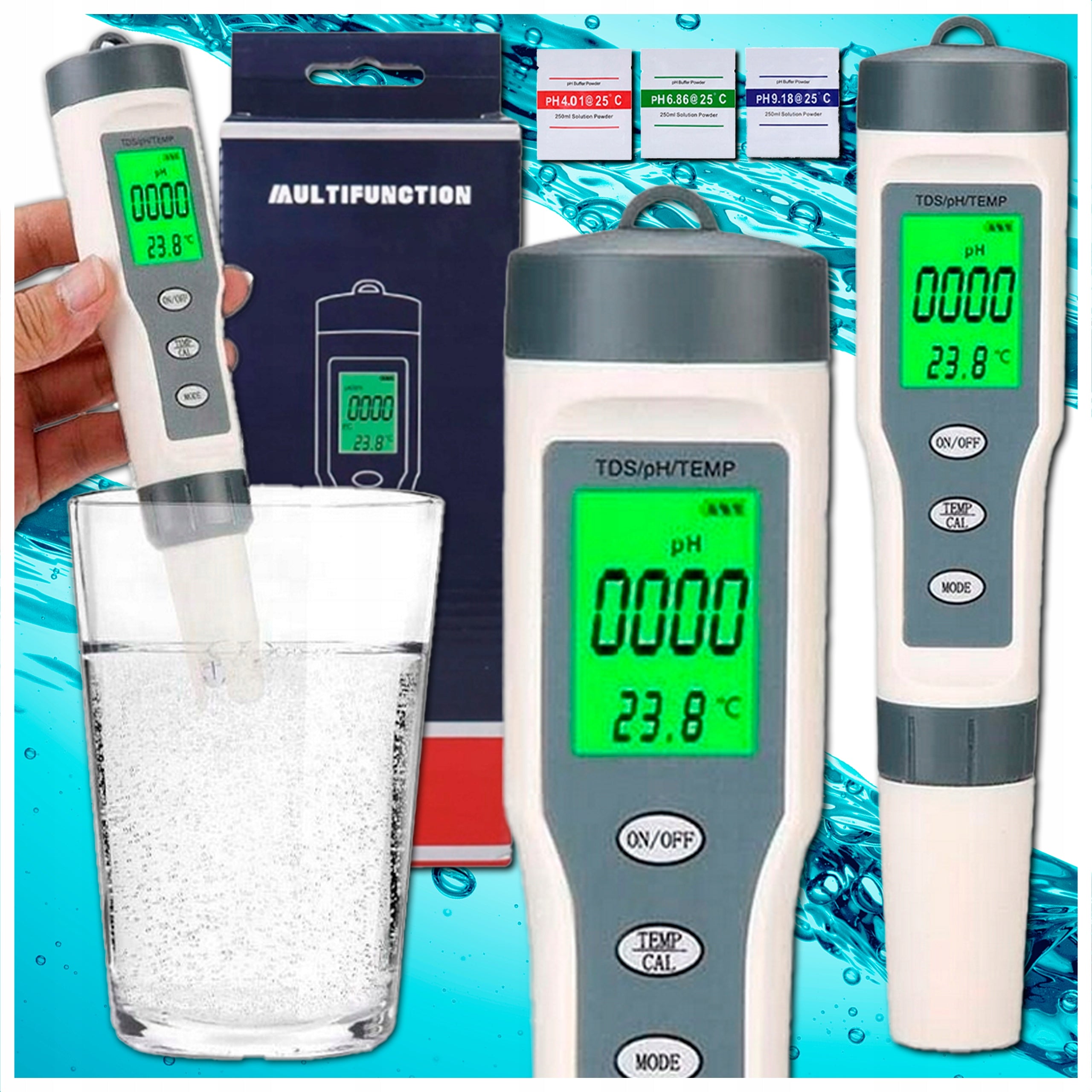 PH Meter Tester Water Acid Meter ATC Pool Electronic EAN (GTIN) 5900354168072