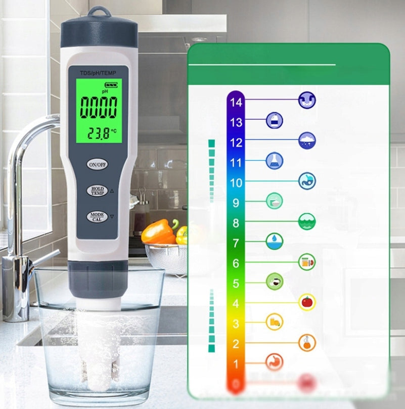 PH Meter Tester Water Acid Meter ATC Pool Electronic Manufacturer code Miernik PH Tester Termometr Kwasomierz