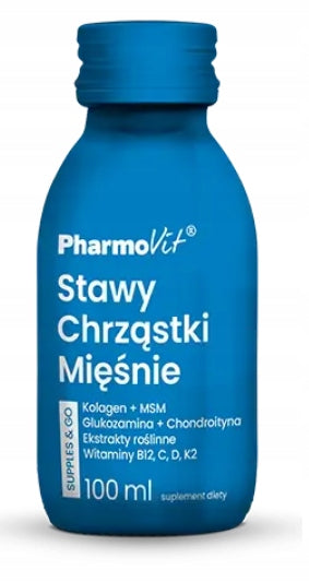 PHARMOVIT (SUPPLES & GO) - 2x SHOT COLLAGEN FOR JOINTS, CARTILAGE, MUSCLES WITHOUT Brand Pharmovit
