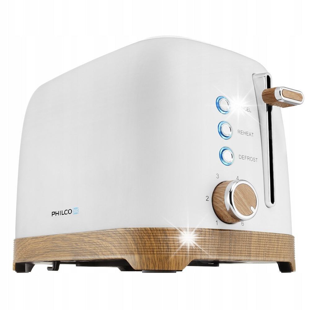 PHILCO PHTA Toaster 3710W 850W 2 Toast Timer 7 Levels Adjustment