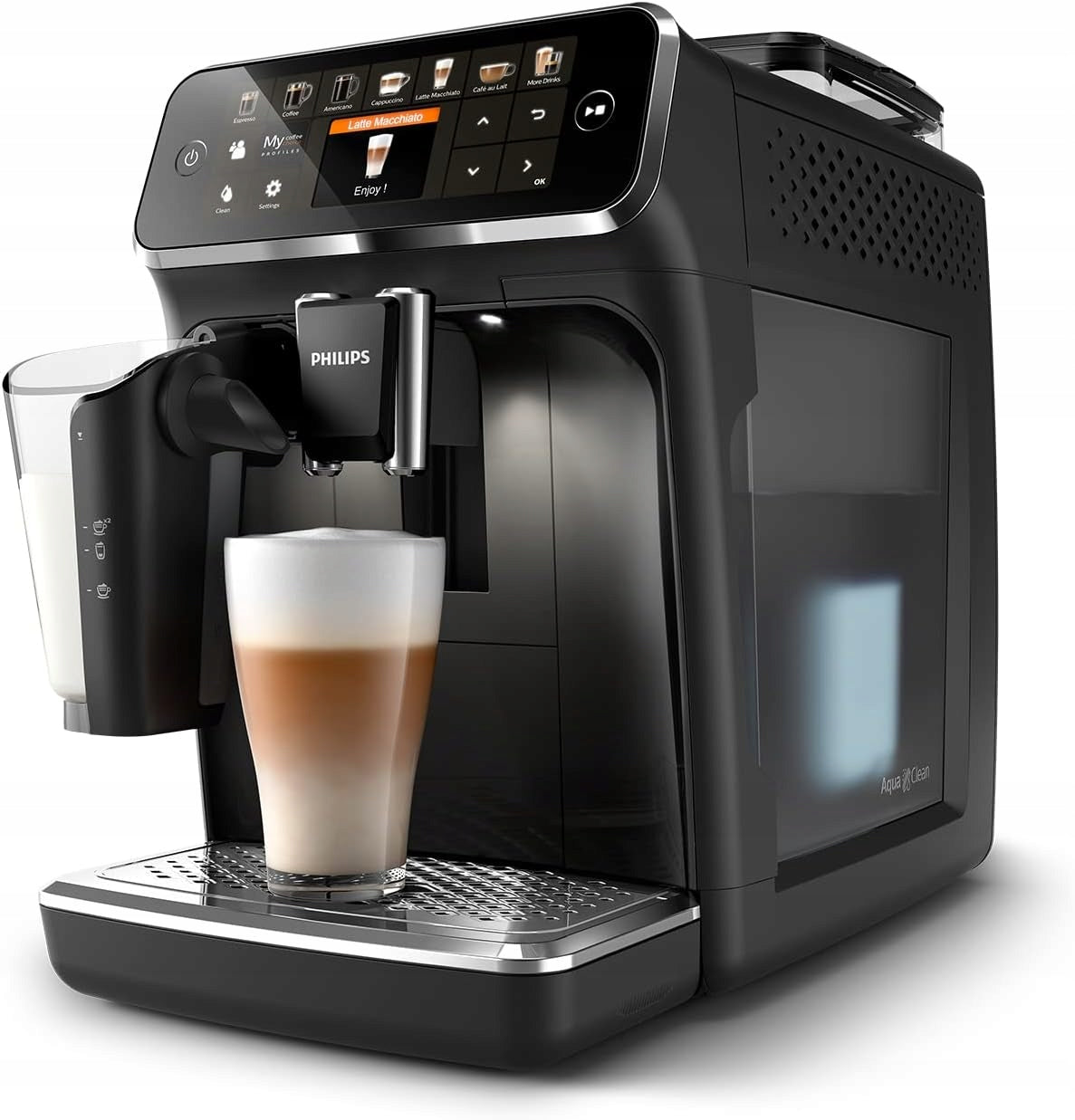 PHILIPS AUTOMATIC PRESSURE COFFEE MAKER SERIES 5400 LATTEGO 1500W
