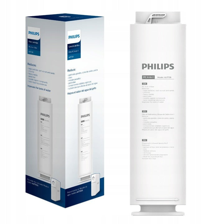 PHILIPS Composite replacement filter 4in1 AUT728 cartridge for water filter AUT7006
