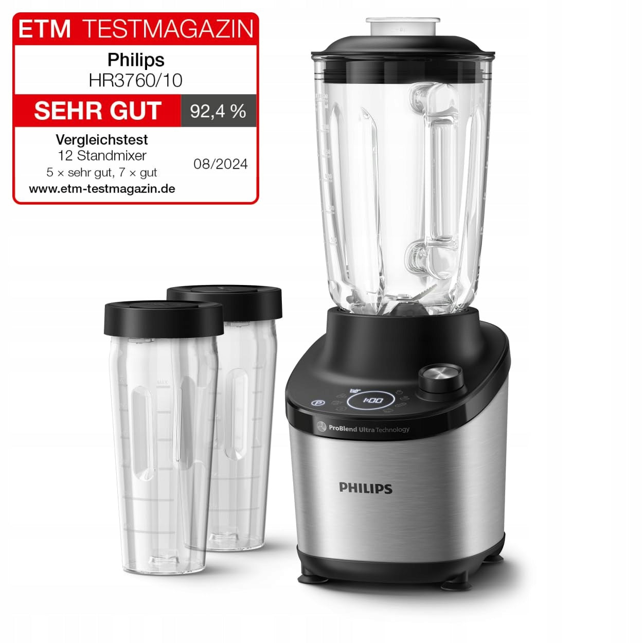 PHILIPS High Power Blender 7000 ProBlend Ultra 1500W 2L Glass App Manufacturer code 8720389013591