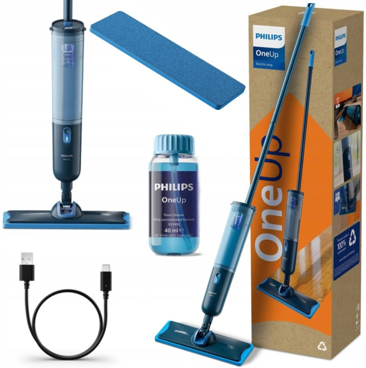 PHILIPS ONEUP SERIES 3000 ELECTRIC MOP FOR FLOORING WIRELESS ROTARY
