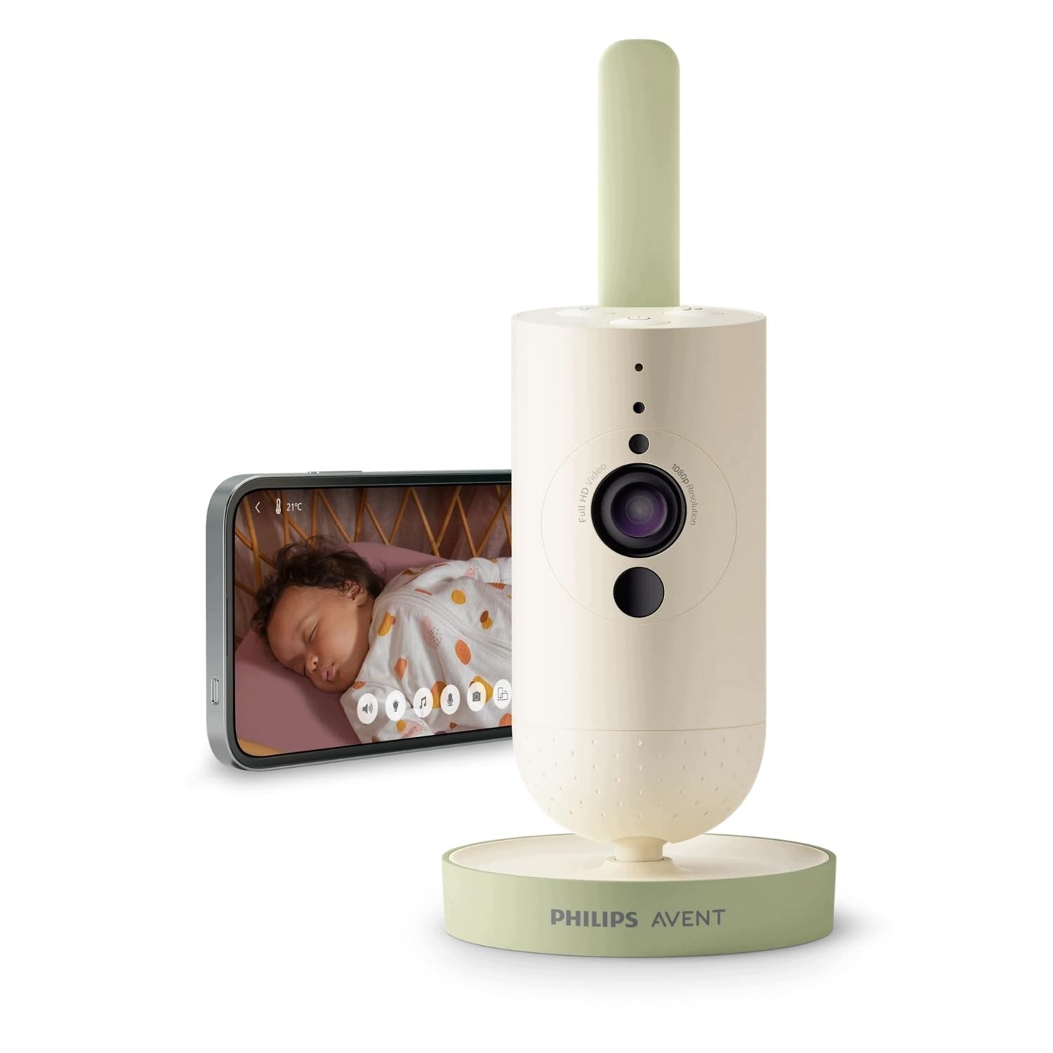 PHILIPS SCD643/26 BABY MONITOR GREY/GREEN 24 X 10 X 8 CM