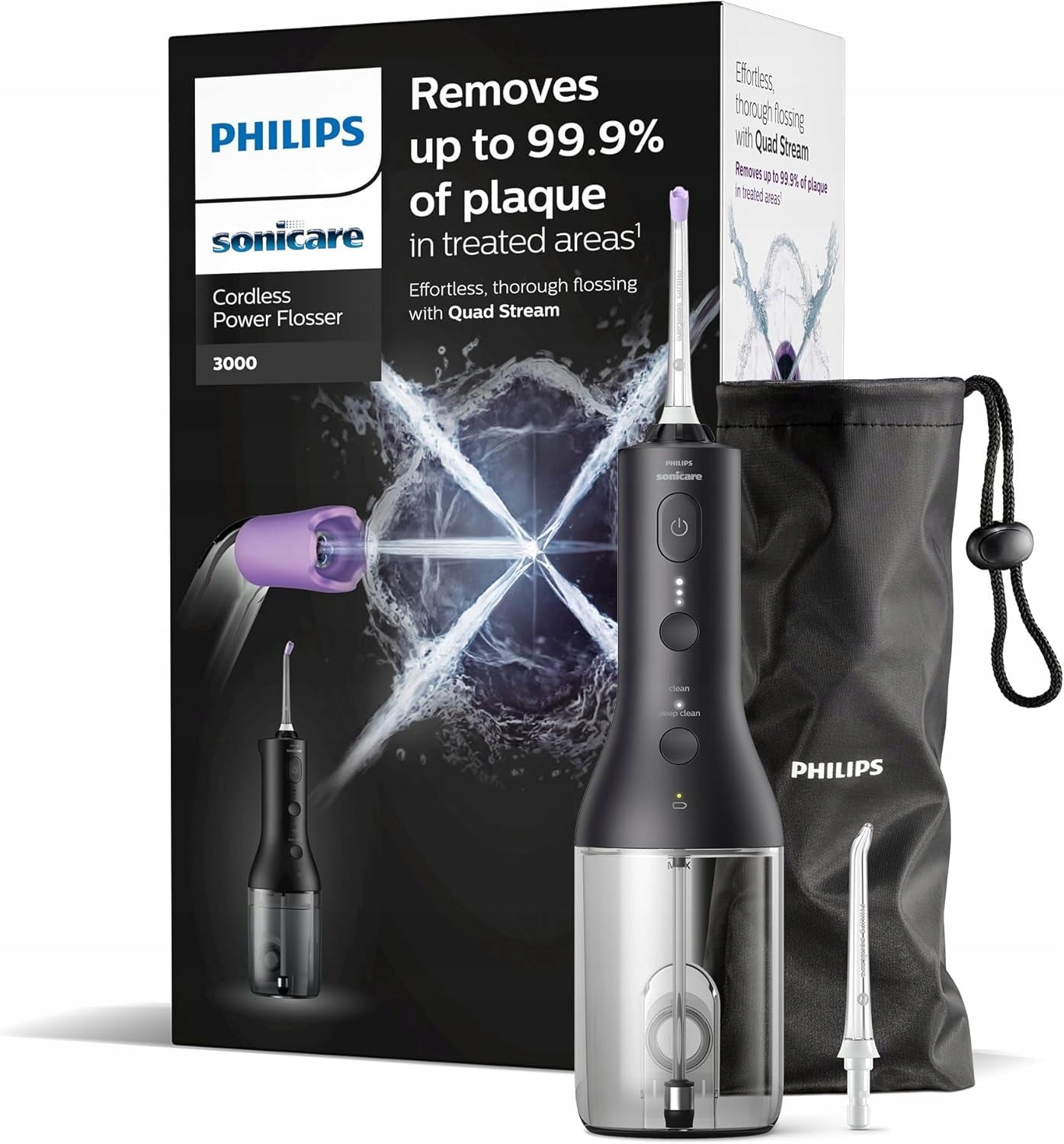 PHILIPS SONICARE POWER FLOSSER 3000 WIRELESS IRRIGATOR