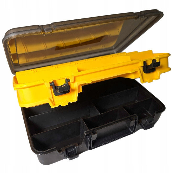PHOENIX Two-level fishing box 38.5x27x12cm, WOBBLERS, RUBBERS - PUD47