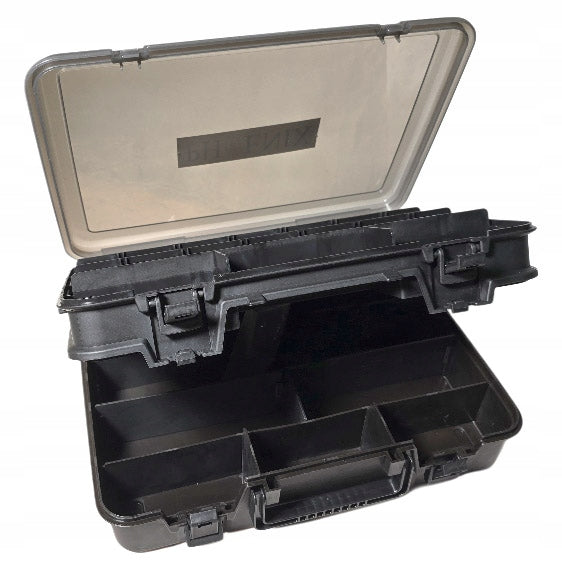 PHOENIX Two-level fishing box 38.5x27x12cm, WOBBLERS, RUBBERS - PUD50