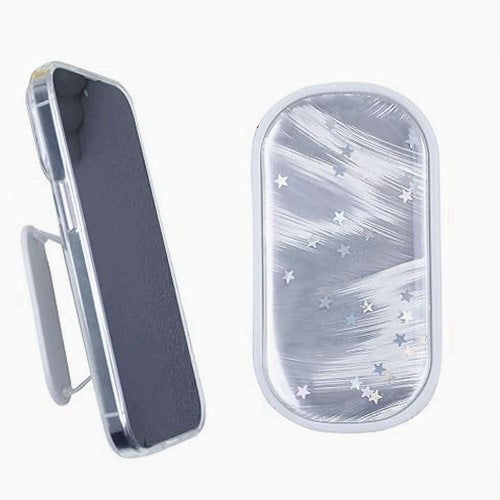 PHONE FINGER HOLDER RETRACTABLE SELF ADHESIVE MAT RING FOR HOME