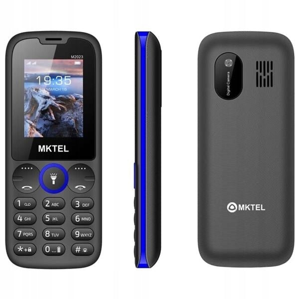 PHONE FOR SENIOR LOUD MKTEL M2023 2G BLACK POWERFUL FLASHLIGHT