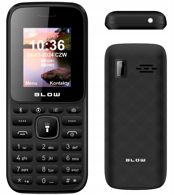 PHONE FOR SENIOR LOUD SIMPLE CAMERA FLASHLIGHT RADIO DUAL SIM BLUETOOTH