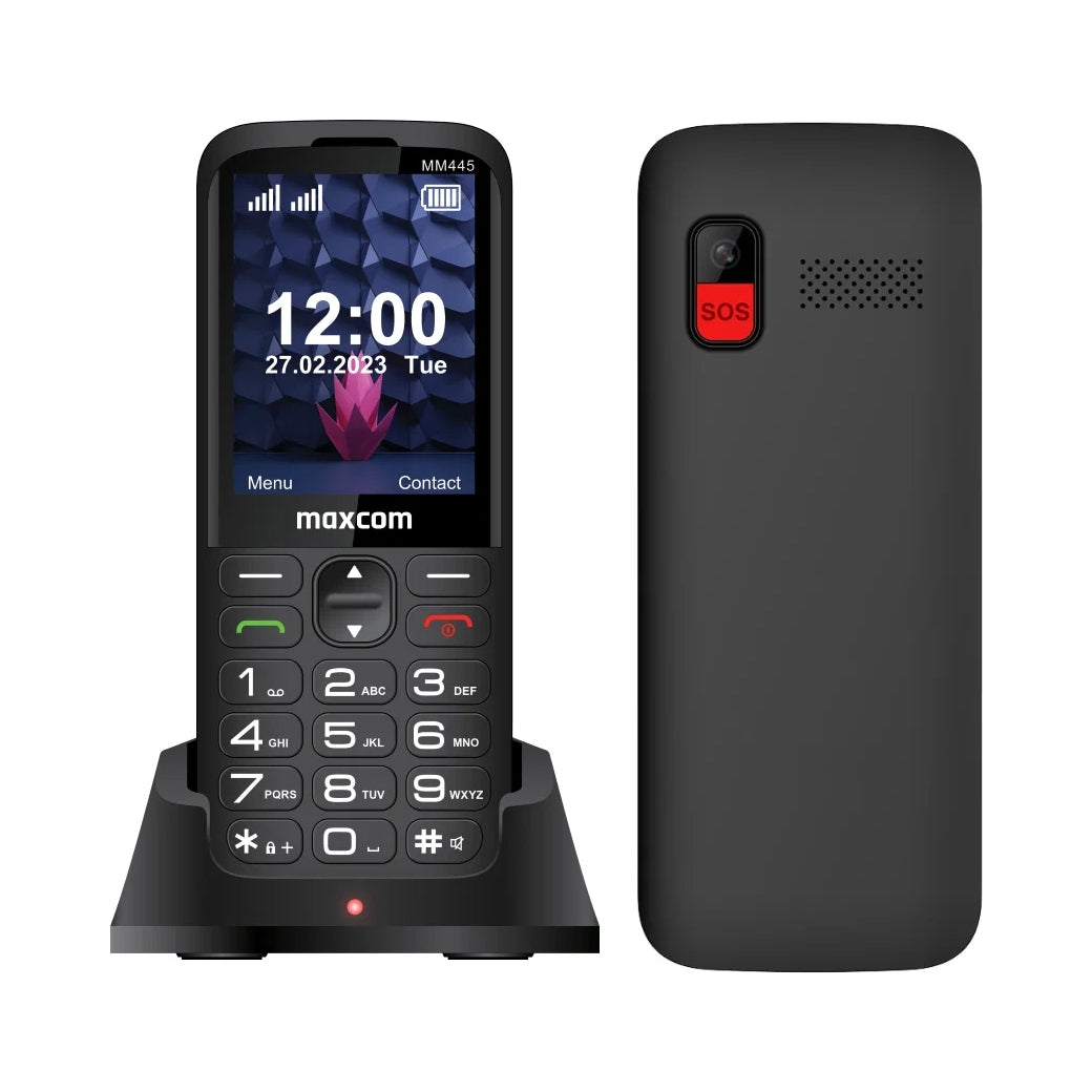 PHONE FOR SENIOR MAXCOM MM445 SAUCE 4G DESK CHARGER LARGE KEYS Manufacturer code MM 445 4G