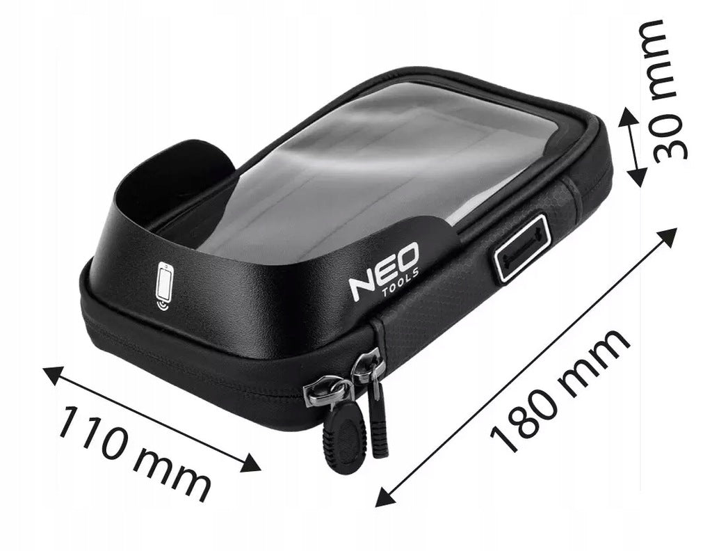 PHONE HOLDER FOR BICYCLE, ALUMINIUM 91-001 NEO TOOLS Brand NEO TOOLS