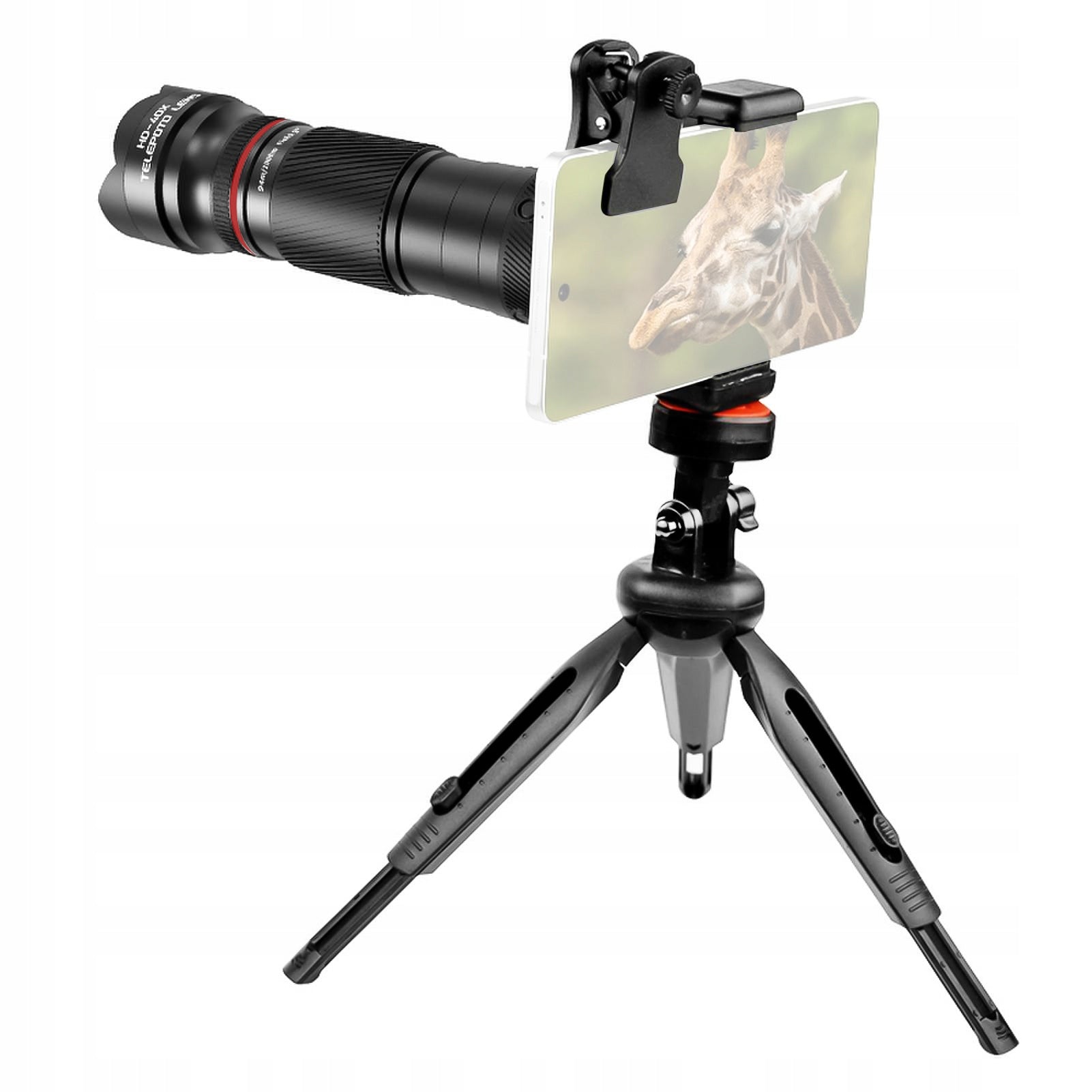 PHONE LENS 40X ZOOM TRIPOD TELEPHOTO LENS FOR HIKING CAMPING Brand no brand