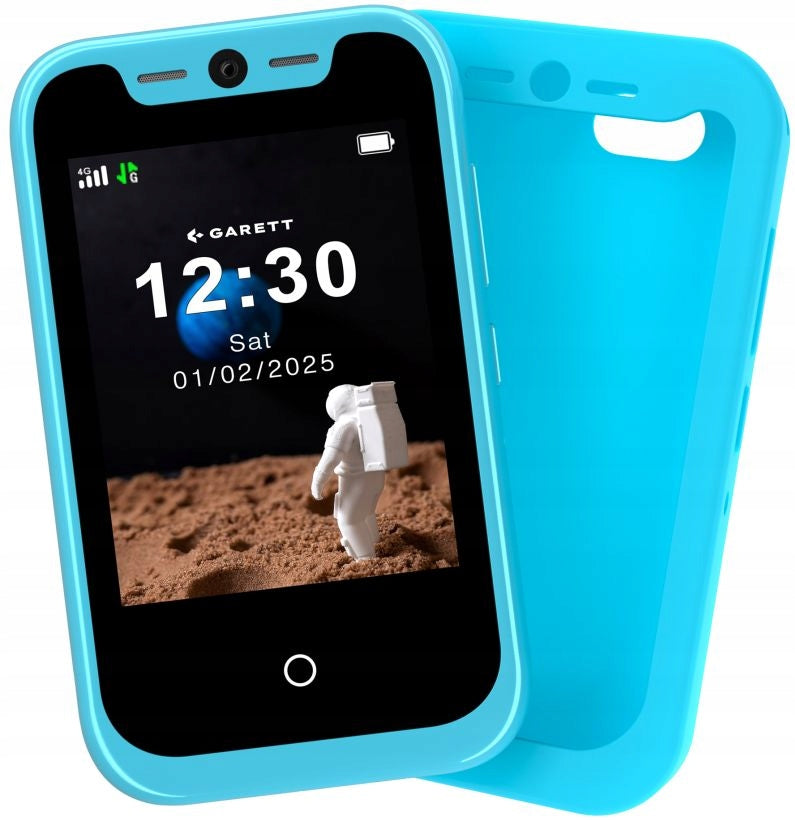 PHONE SMARTPHONE FOR A CHILD GARETT ONEKID BLUE 4G LTE GPS SAUCE MP3 GAME Packaging status original